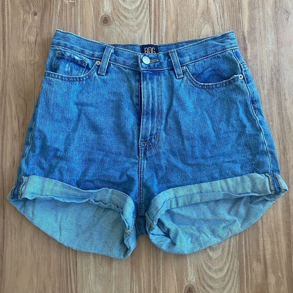BDG by Urban Outfitters Mom High Rise Jean Shorts